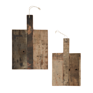 Planche à découper en bois recyclé rectangle