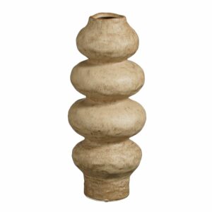 vase en ceramique beige
