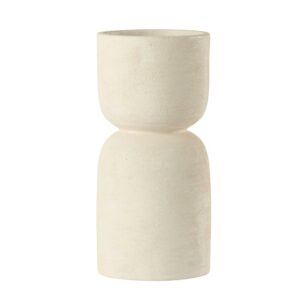vase en terre cuite blanc