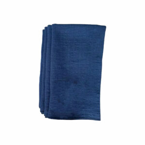 lot de 4 serviettes en coton bleu