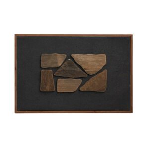 tableau en bois recyclé 60x40 noir