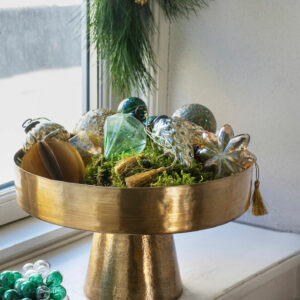 boule de noel etoile en verre