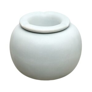 cendrier en céramique bleu clair