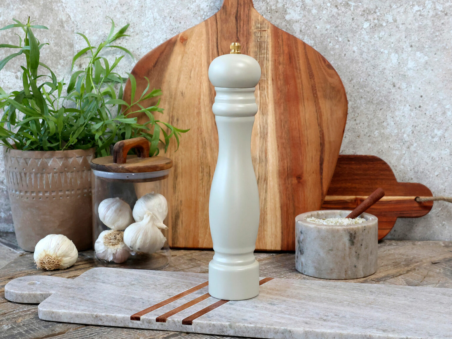 Hannah's Homebrand - Moulin à sel pour gros sel – Moulin à poivre