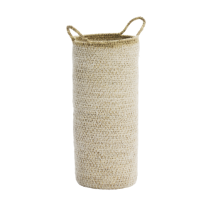 panier porte bouteille en jonc de mer naturel
