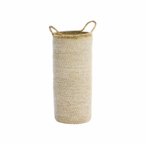 panier porte bouteille en jonc de mer naturel