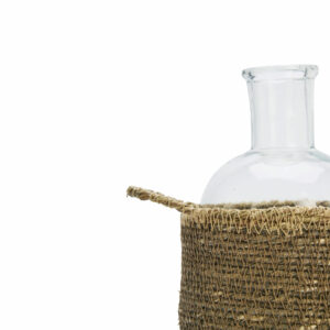 panier porte bouteille en jonc de mer naturel (copie)