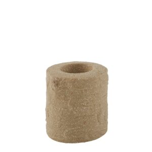 bougeoir cylindrique texturé et mat