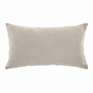 coussin coton beige 70x40 3