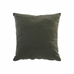 coussin coton kaki 60x60 1
