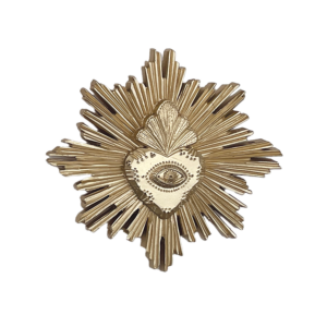 decoration murale ex voto dore oeil