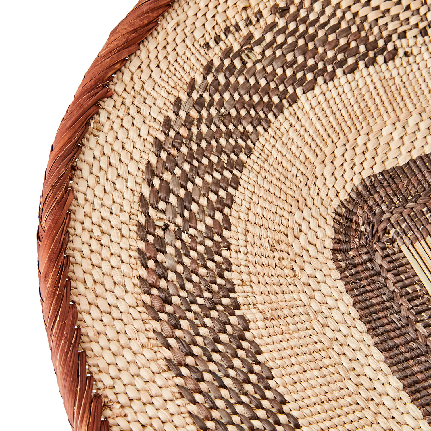 decoration murale panier tonga africain fibre naturelle 35cm 2