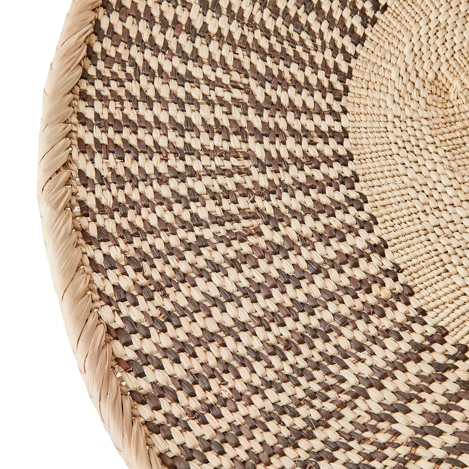 decoration murale panier tonga africain fibre naturelle 43 45cm 2