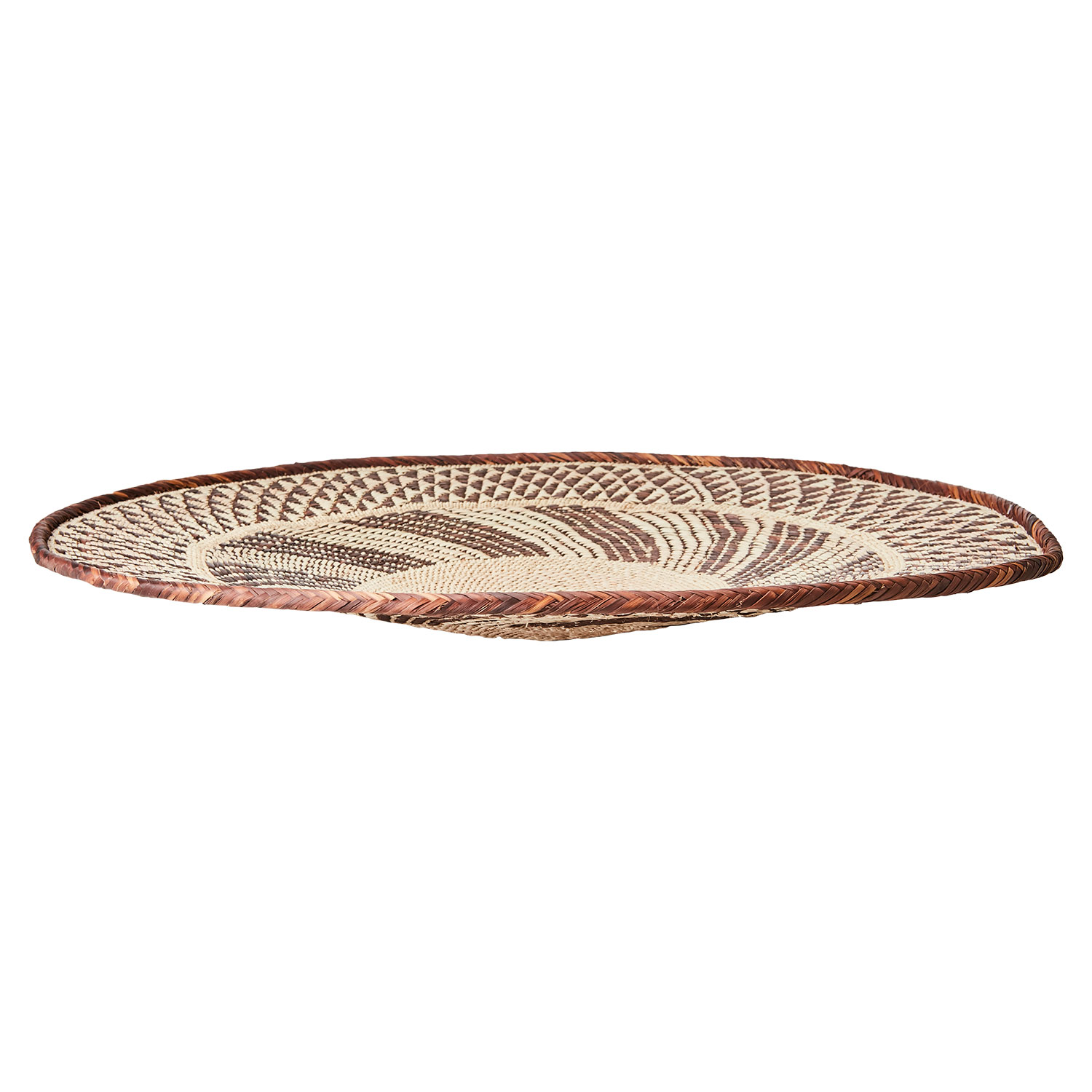 decoration murale panier tonga africain fibre naturelle 50 53cm 1