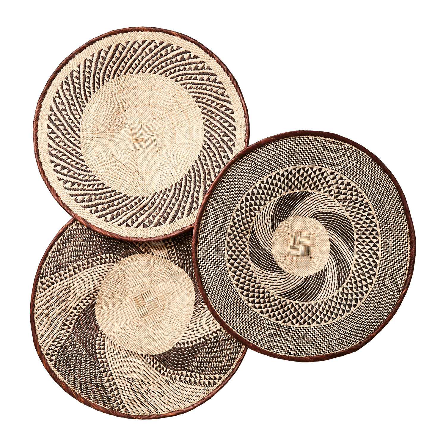 decoration murale panier tonga africain fibre naturelle 50 53cm 4