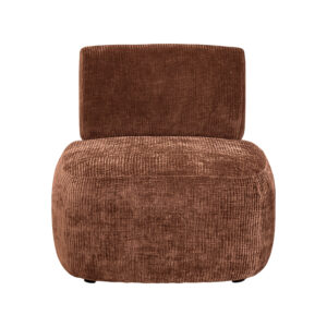 fauteuil en velours auburn 1