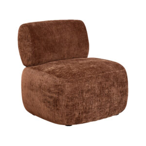 fauteuil en velours auburn 2