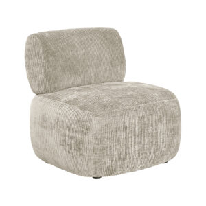 fauteuil en velours beige 2