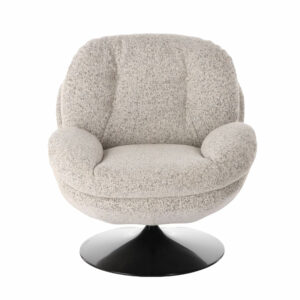 fauteuil memento chine beige pied noir 1