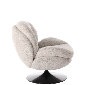 fauteuil memento chine beige pied noir 2