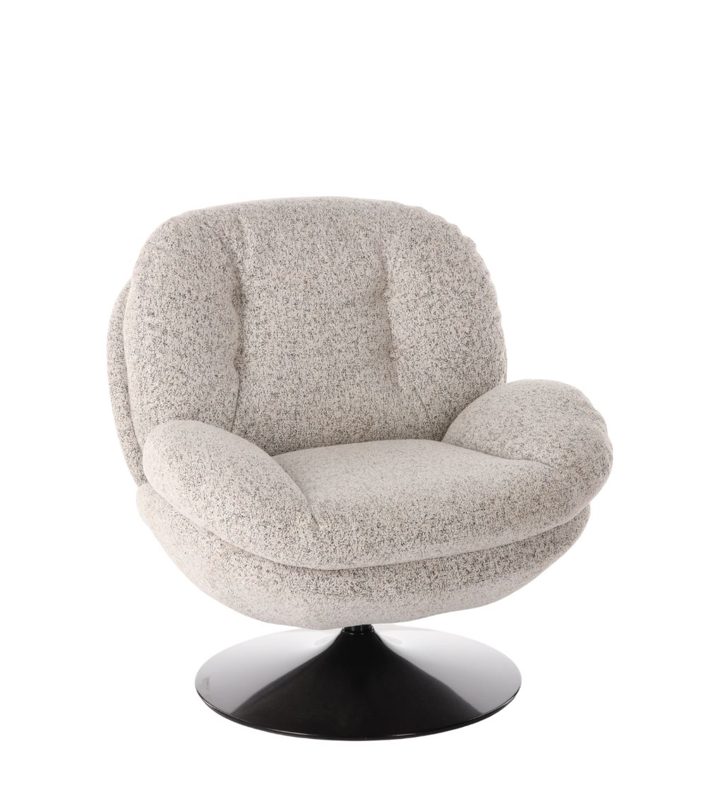 fauteuil memento chine beige pied noir 4