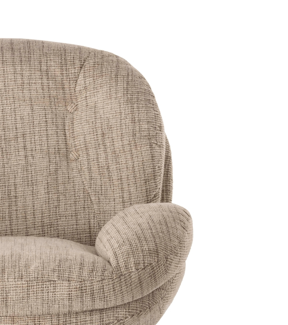 fauteuil memento chiné beige sable pied noir 4