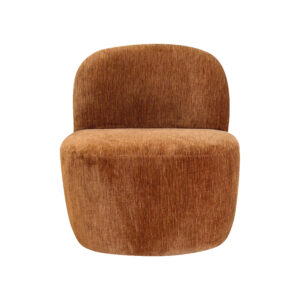 fauteuil pop velours curcuma 1