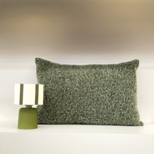 lampe rayee a poser a piles vert