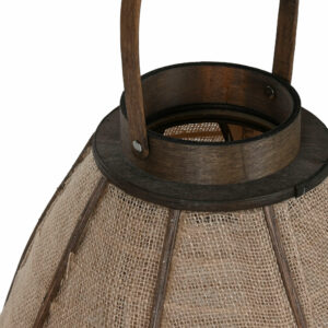 lanterne bambou jute naturel ovale 2