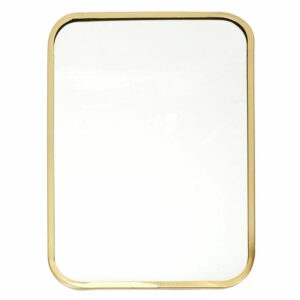 miroir contour doré rectangulaire