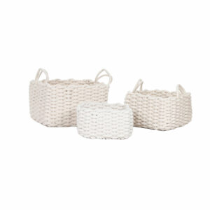 panier en tricot blanc 2