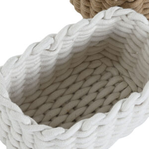 panier tricot blanc 2