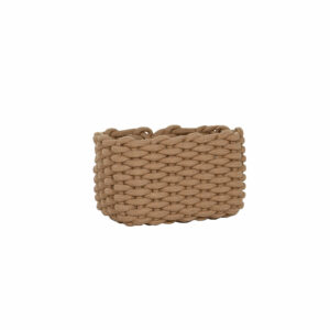 panier tricot marron 1
