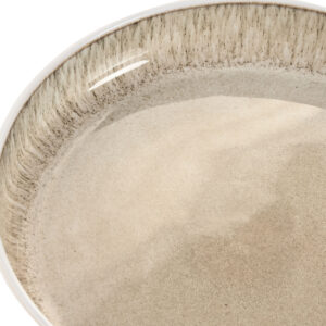 saladier en ceramique blanc mat emaille beige 3