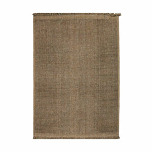 tapis aspect jute motif lignes 1