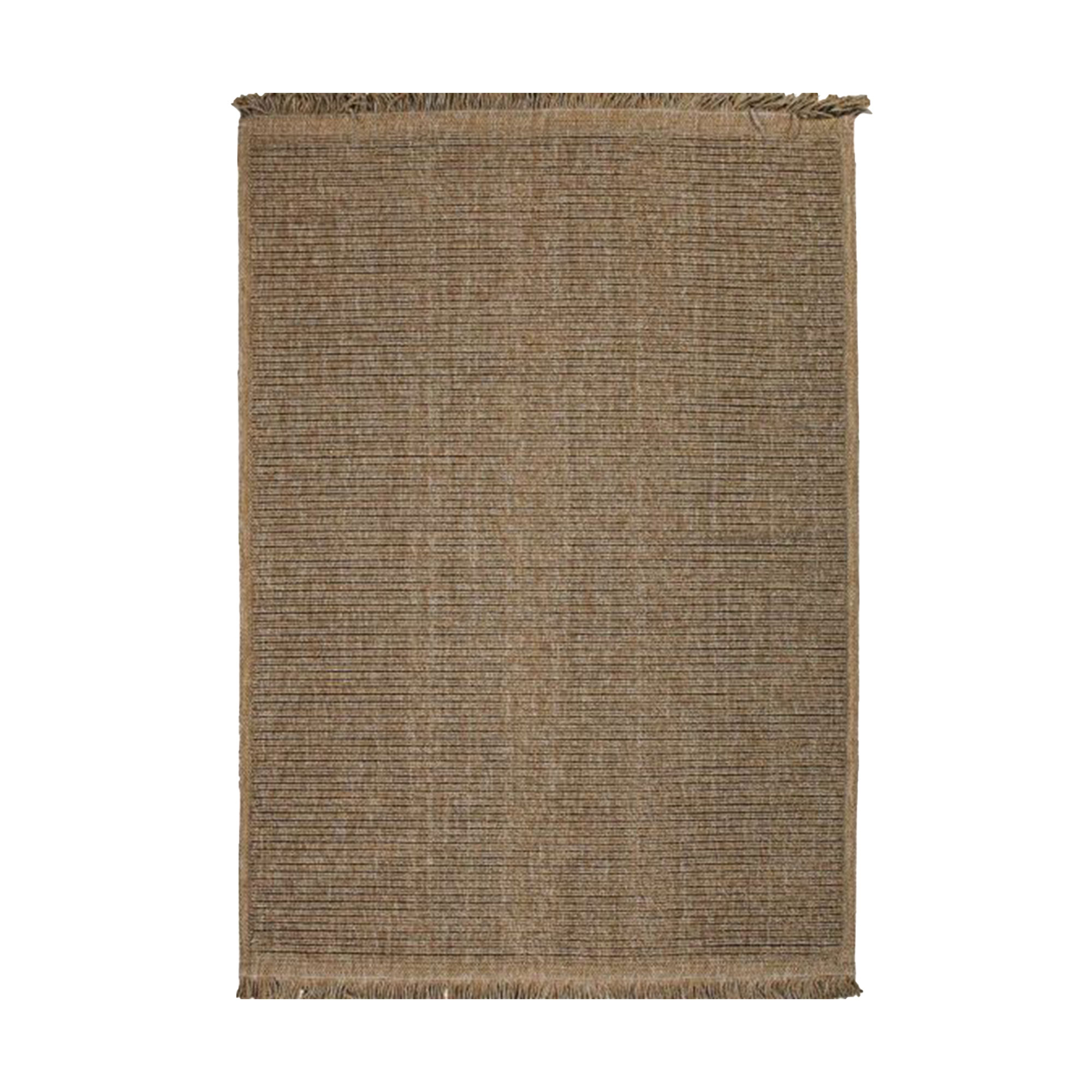 tapis aspect jute motif lignes 1