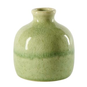 vase en céramique émaillée jaune moutarde (copie)