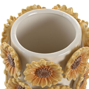 vase ceramique tournesols jaunes 3