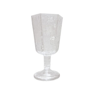 verre a pied transparent texture effet glaçon 1