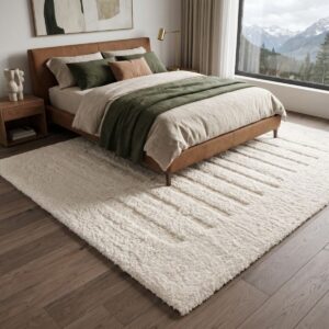 tapis epais motif relief traits 4